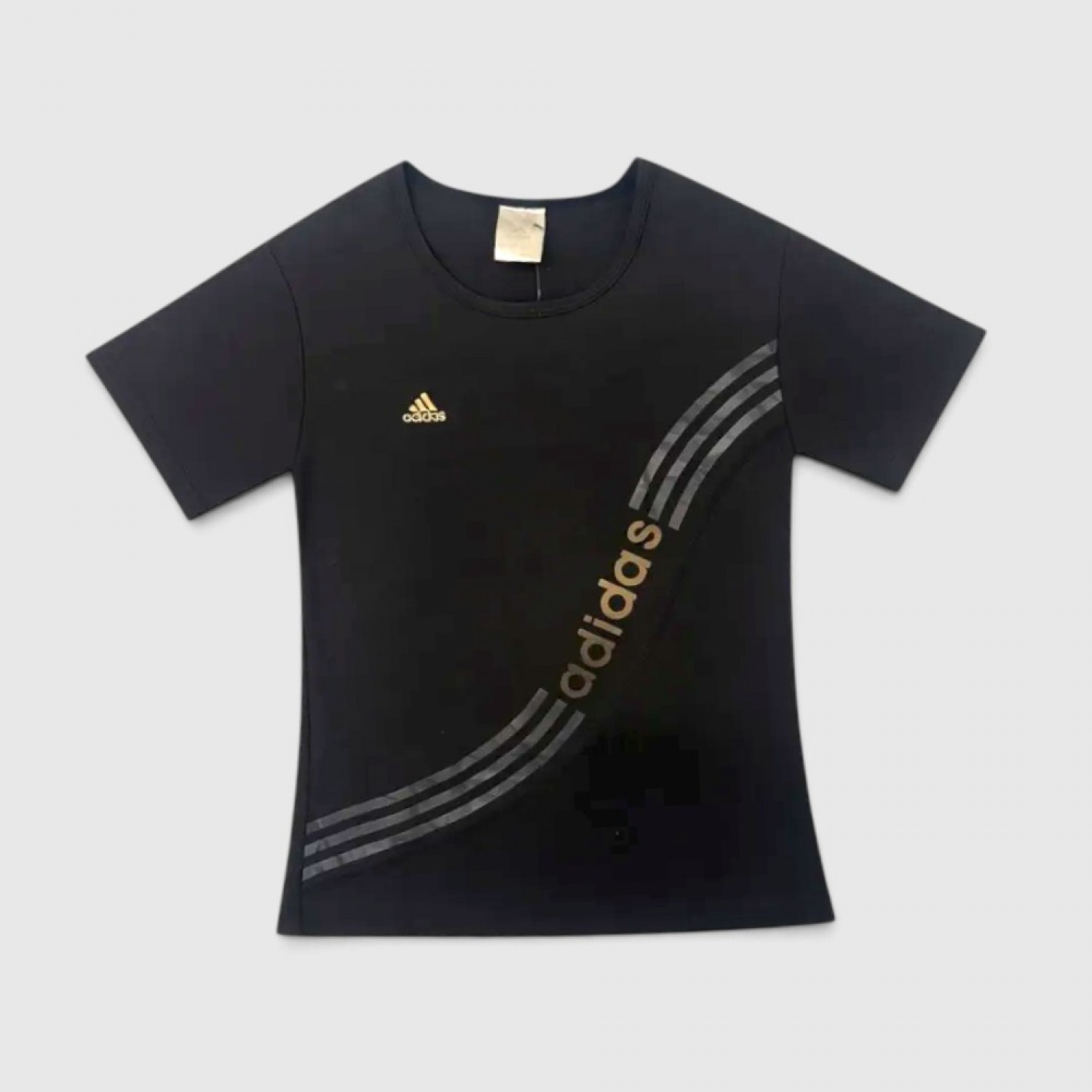 Adidas Γυναικείο Graphic T-Shirt Μαύρο / Pre-Owned