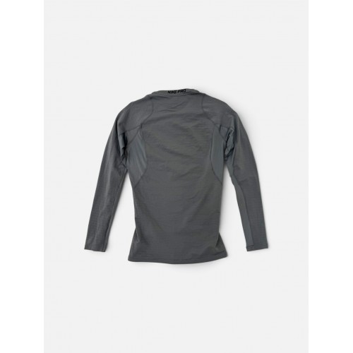 Nike Pro Dri-FIT Γυναικεία Μακρυμάνικη Μπλούζα Compression Γκρι