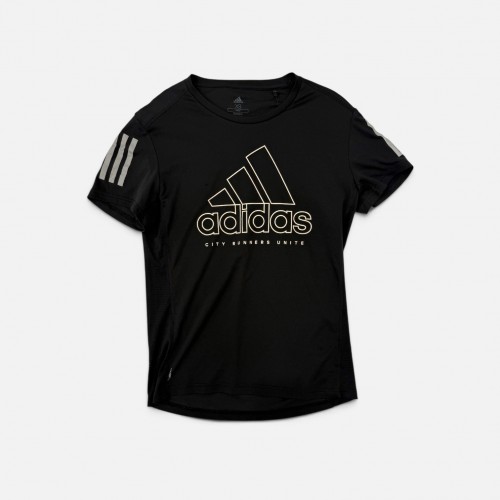 Adidas City Runners Unite Γυναικείο Running T-Shirt Μαύρο