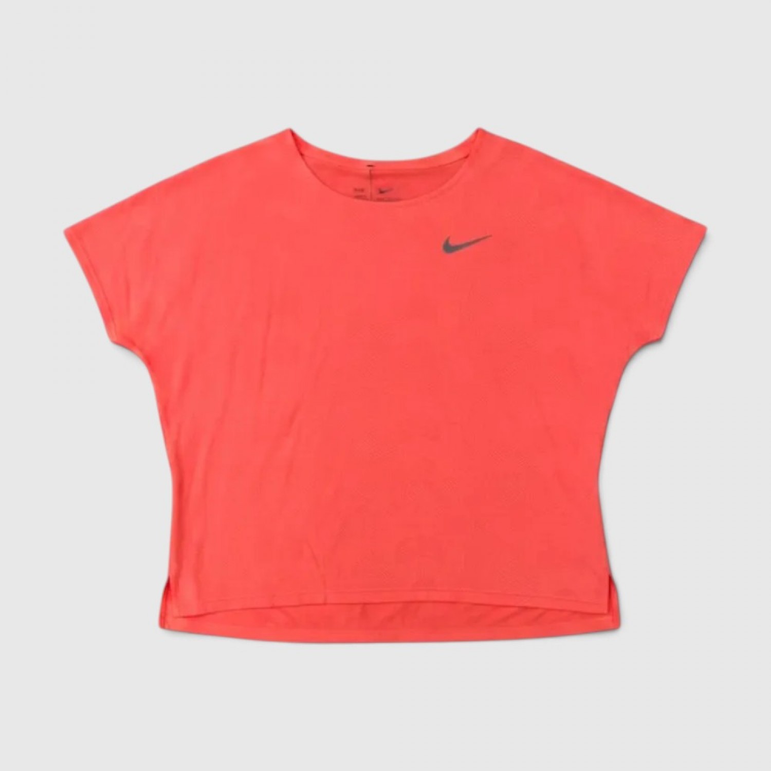 Nike Γυναικείο Dri-FIT Running T-Shirt Κοραλί L / Pre-Owned