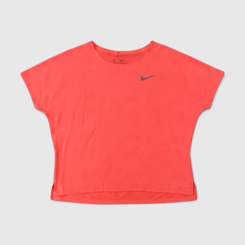 Nike Γυναικείο Dri-FIT Running T-Shirt Κοραλί L / Pre-Owned