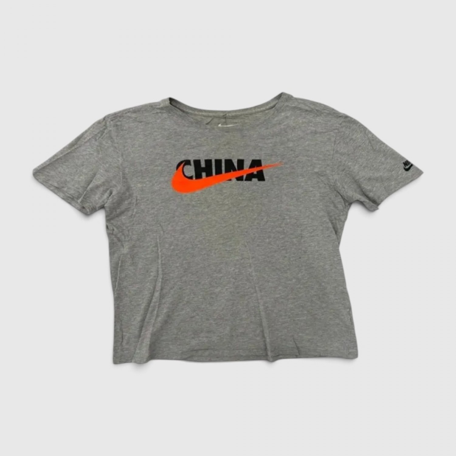 Nike China T-Shirt Γκρι L / Pre-Owned