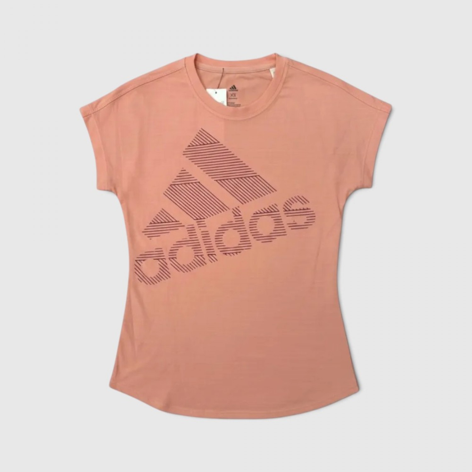 Adidas Γυναικείο T-Shirt Ροδακινί XS   / Pre-Owned