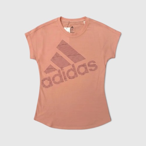 Adidas Γυναικείο T-Shirt Ροδακινί XS   / Pre-Owned