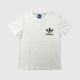 Adidas Originals Γυναικείο Trefoil T-Shirt Λευκό M / Pre-Owned