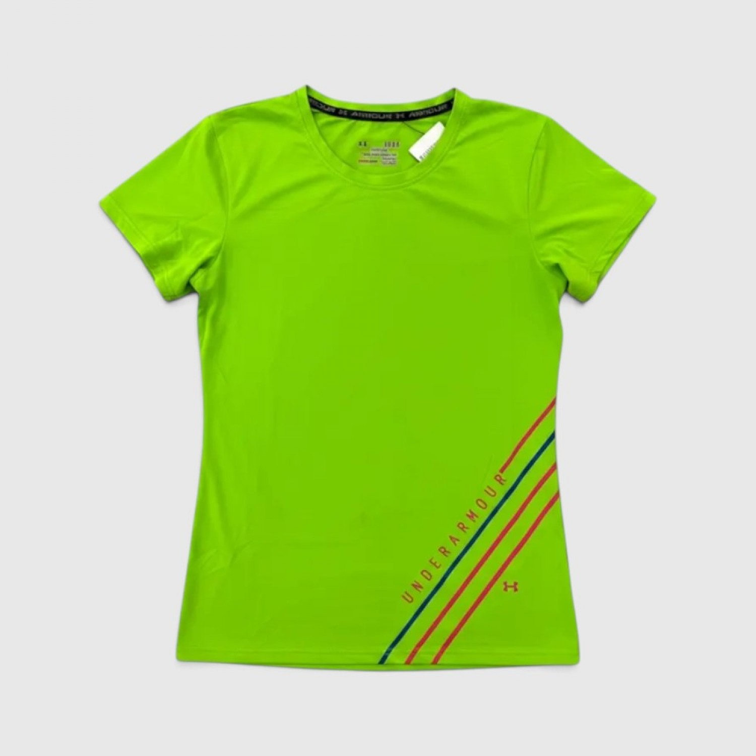 Under Armour Γυναικείο Αθλητικό T-Shirt Πράσινο Neon XL / Pre-Owned
