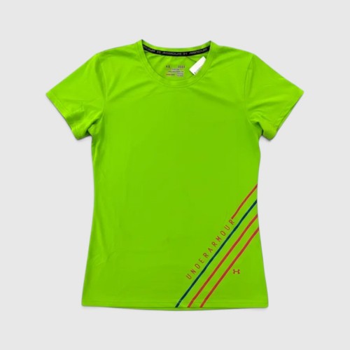 Under Armour Γυναικείο Αθλητικό T-Shirt Πράσινο Neon XL / Pre-Owned