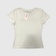 Adidas Essentials Γυναικείο T-Shirt Λευκό με Ροζ Λογότυπο M / Pre-Owned