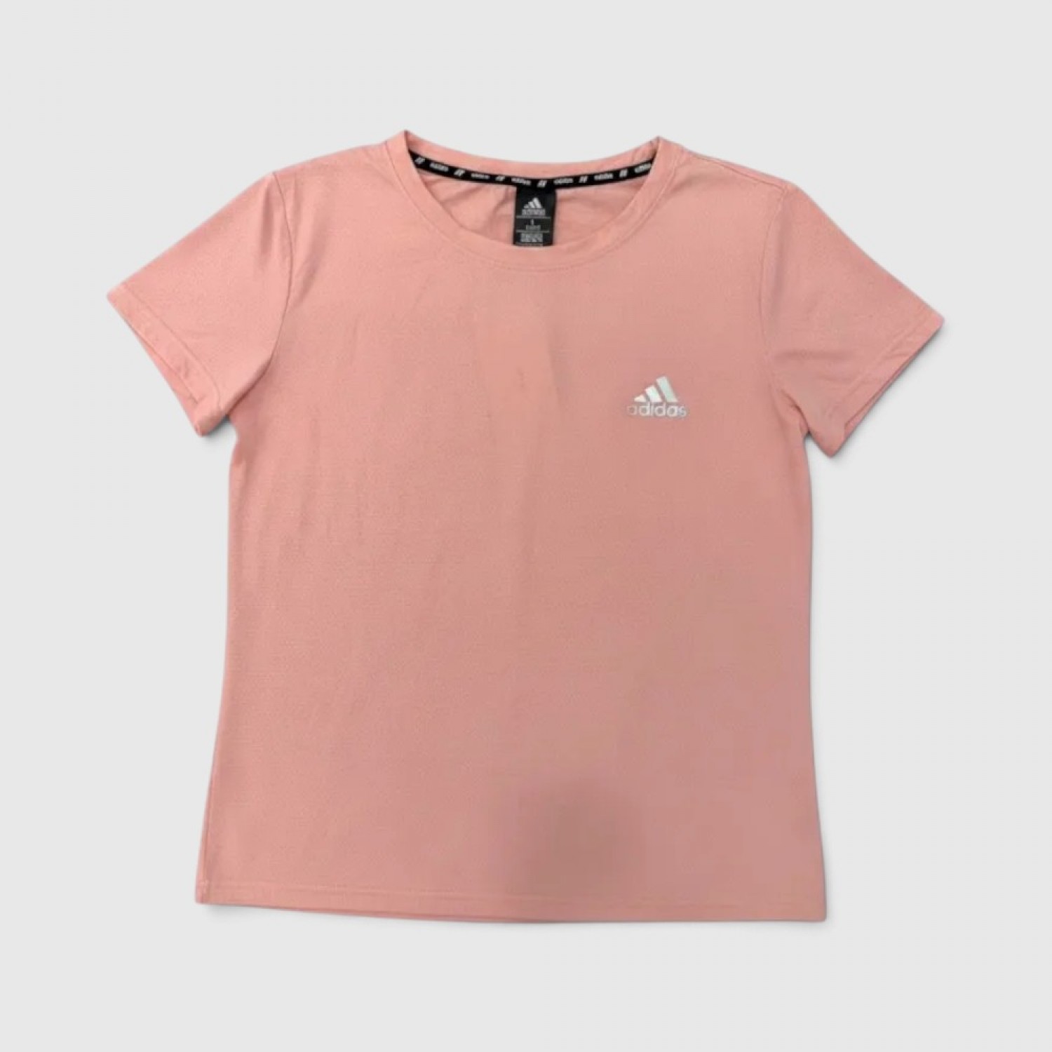 Adidas Γυναικείο Αθλητικό T-Shirt Ροζ Dry-Fit L / Pre-Owned