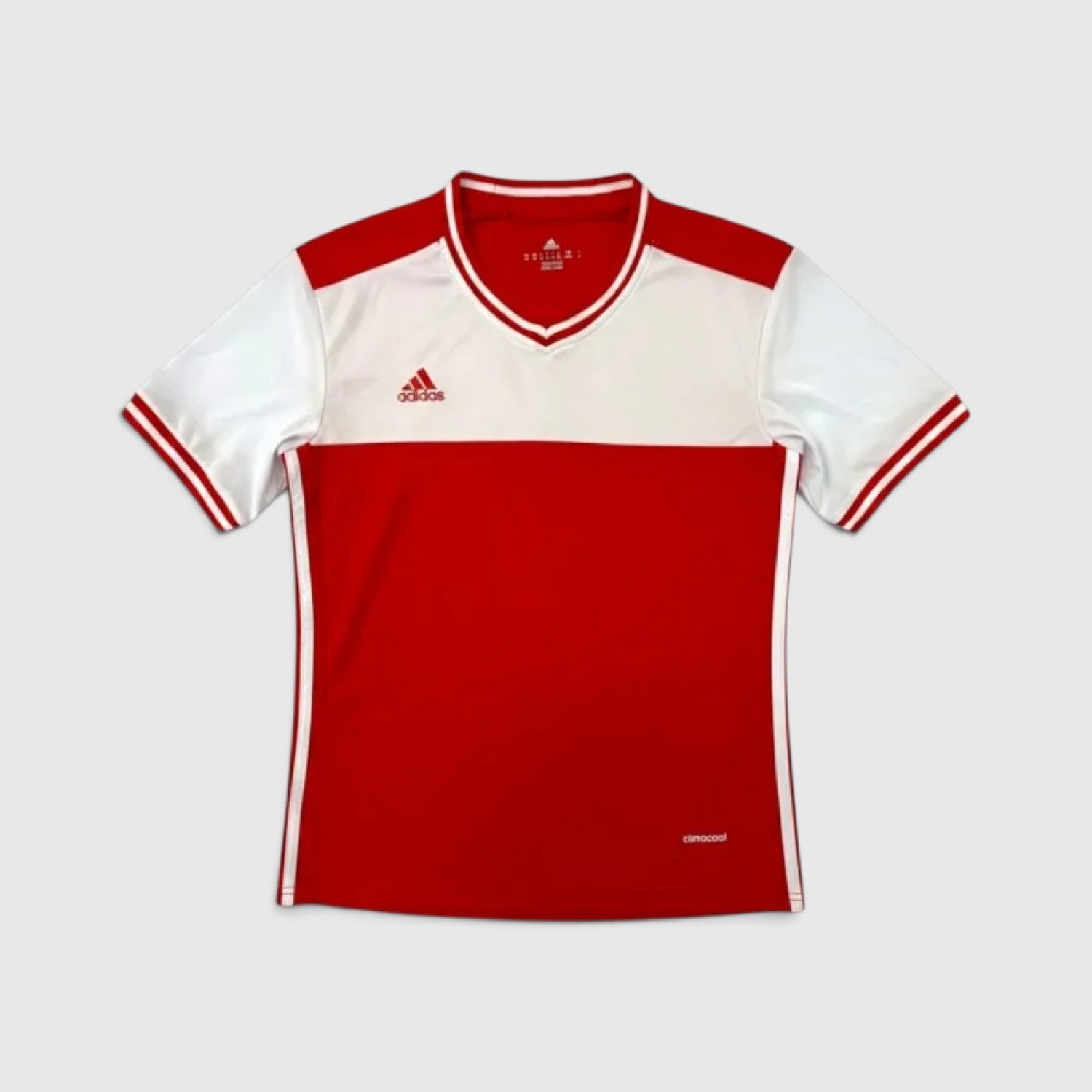 Adidas ClimaCool Γυναικεία Αθλητική Μπλούζα Κόκκινη/Λευκή M / Pre-Owned