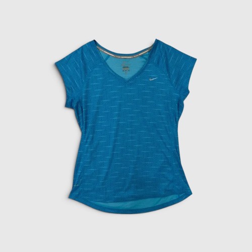 Nike Dri-FIT Γυναικείο Αθλητικό Μπλουζάκι Μπλε / Pre-Owned
