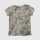 Adidas Originals Γυναικείο Graphic T-Shirt Εκρού–Μαύρο / Pre-Owned