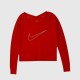 Nike Dri-FIT Γυναικεία Μακρυμάνικη Running Μπλούζα Κόκκινη / Pre-Owned
