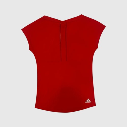 Adidas Γυναικείο Graphic T-Shirt Κόκκινο / Pre-Owned