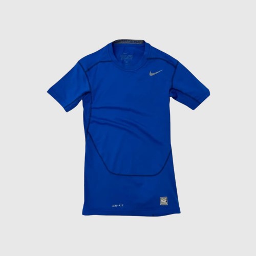 Nike Pro Combat Dri-FIT Γυναικείο Compression T-Shirt Μπλε / Pre-Owned