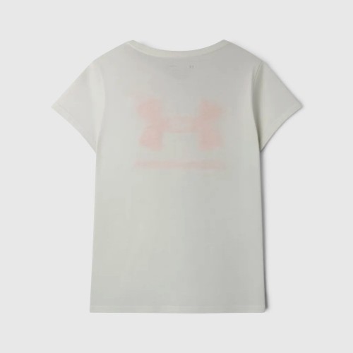 Under Armour Γυναικείο Graphic T-Shirt Γκρι–Ροζ / Pre-Owned
