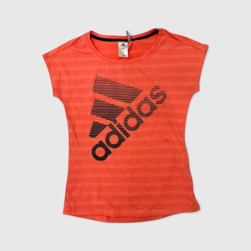 Adidas Γυναικείο Graphic T-Shirt Κοραλί / Pre-Owned