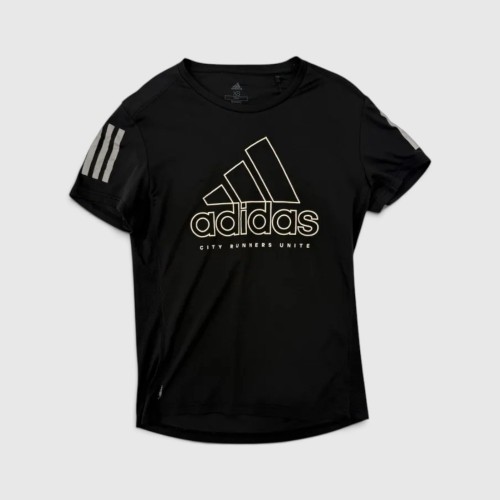 Adidas City Runners Unite Γυναικείο Running T-Shirt Μαύρο / Pre-Owned