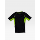 Under Armour HeatGear Compression T-Shirt – Black / Neon Green