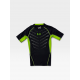 Under Armour HeatGear Compression T-Shirt – Black / Neon Green