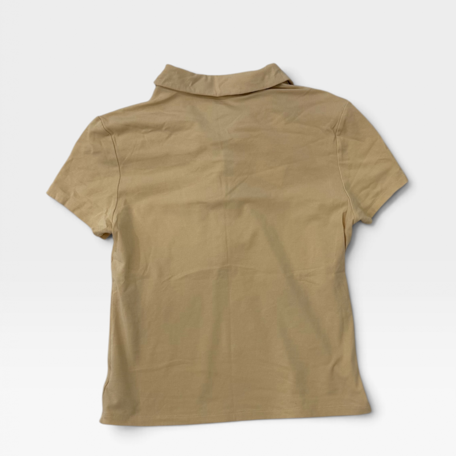 GAP Classic Logo Polo Shirt Beige