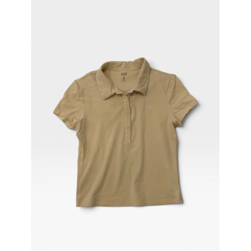 GAP Classic Logo Polo Shirt Beige