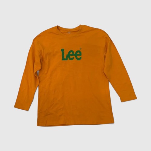 Lee Long Sleeve Logo T-Shirt Orange / Pre-Owned