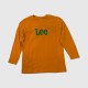 Lee Long Sleeve Logo T-Shirt Orange / Pre-Owned