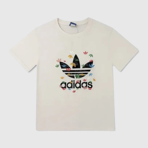 Adidas Trefoil Multicolor Logo T-Shirt / Pre-Owned