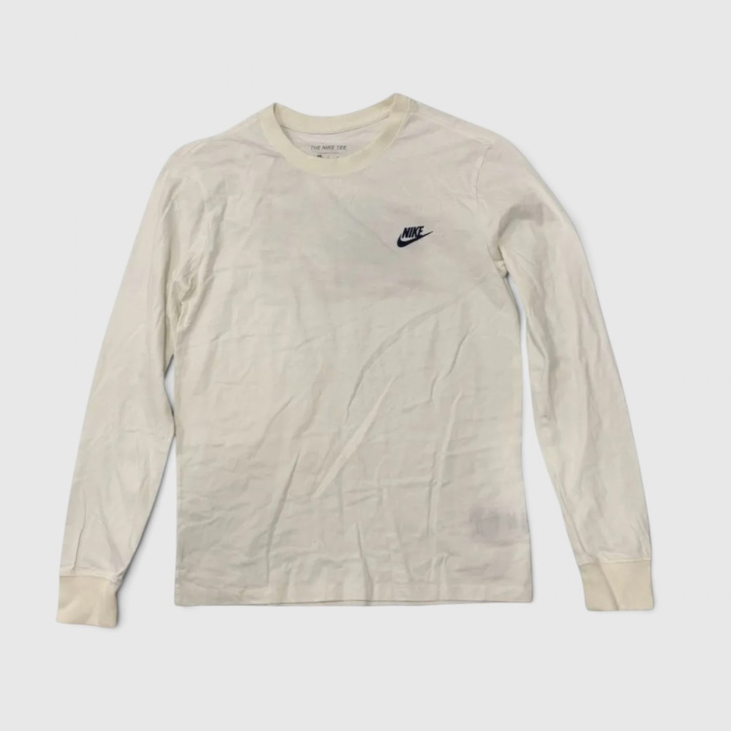 Nike Long Sleeve T-Shirt White Graphic / Pre-Owned