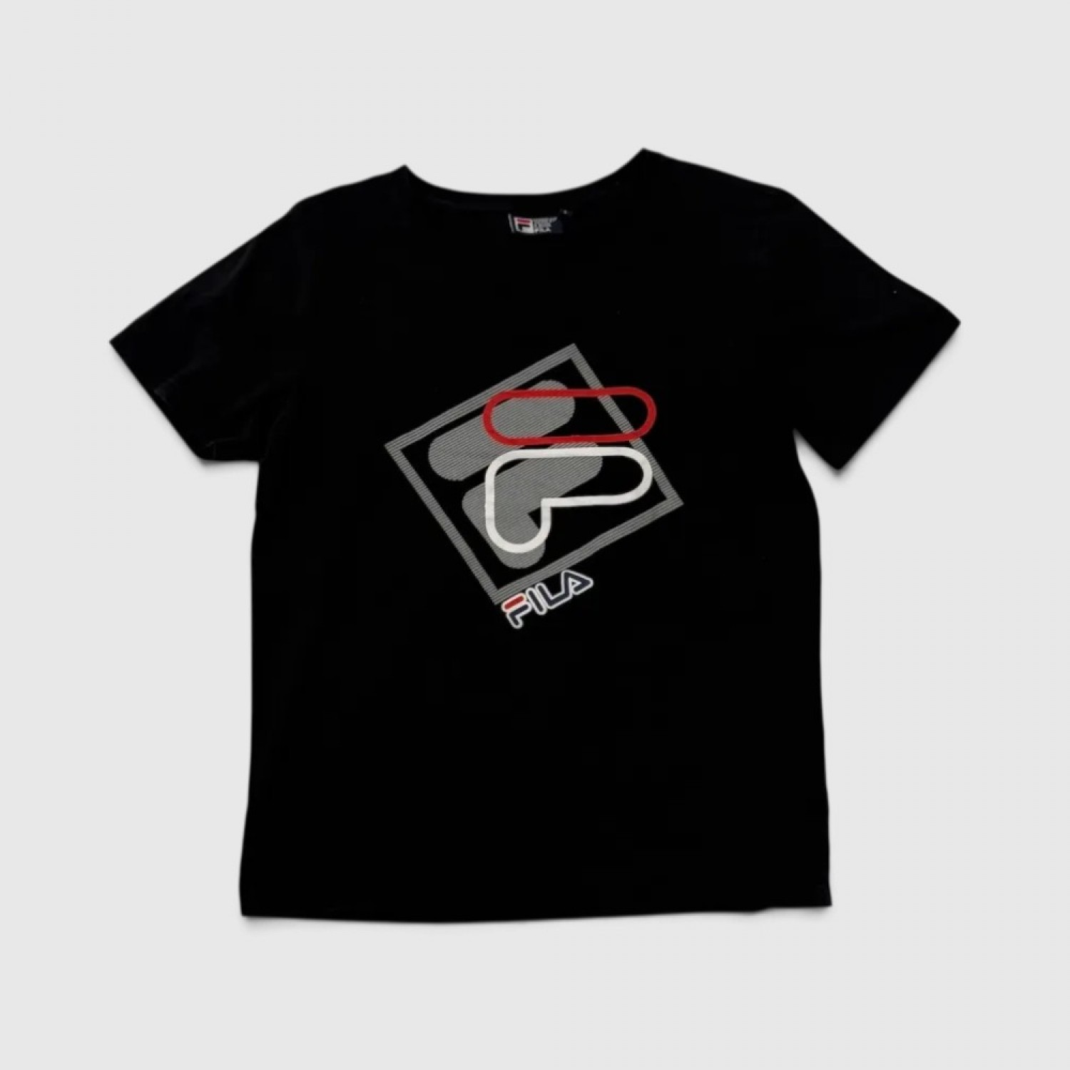 Fila Graphic Logo T-Shirt Μαύρο / Pre-Owned