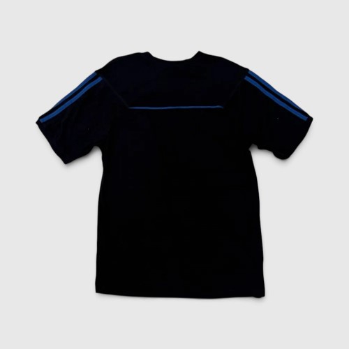 Adidas Μαύρο Αθλητικό T-Shirt με Μπλε Λεπτομέρειες / Pre-Owned