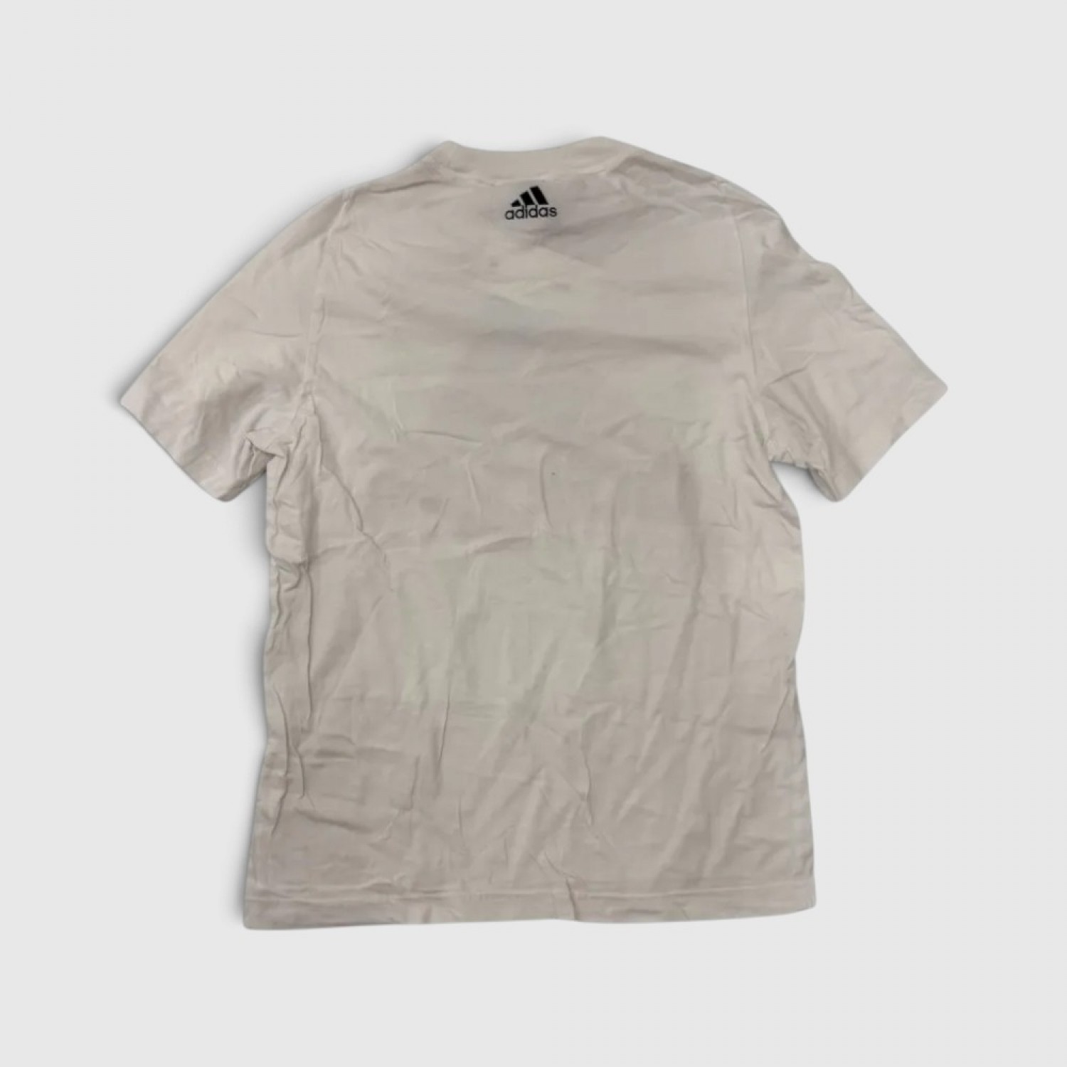 Adidas Large Logo T-Shirt White / Pre-Owned