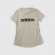 Adidas Performance Logo T-Shirt Beige / Pre-Owned