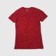 Under Armour Κόκκινο T-Shirt με Melange Υφή και V-Neck / Pre-Owned