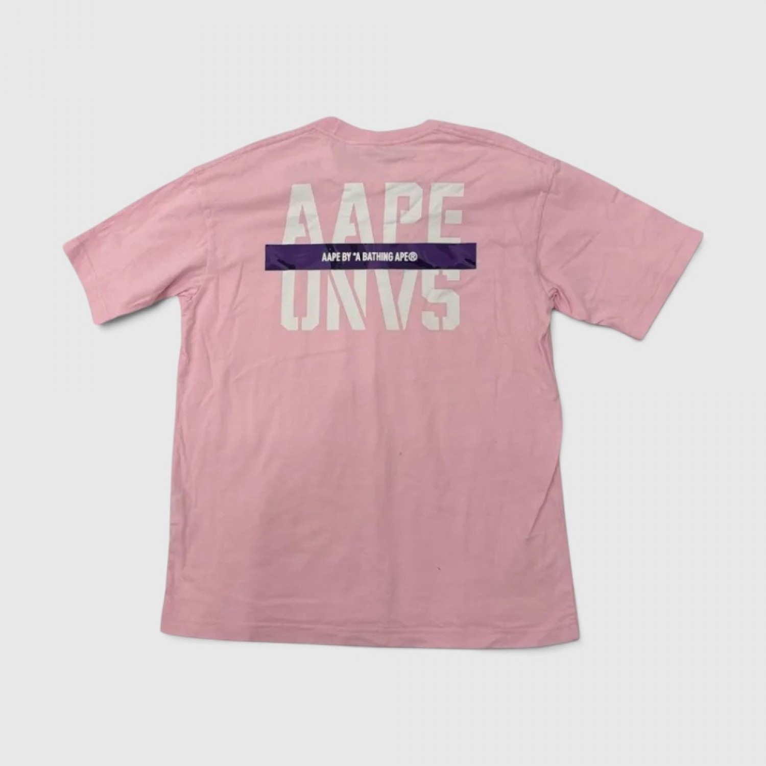 AAPE by A Bathing Ape Ροζ T-Shirt με Logo Print / Pre-Owned