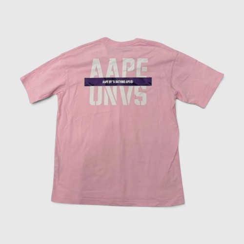AAPE by A Bathing Ape Ροζ T-Shirt με Logo Print / Pre-Owned
