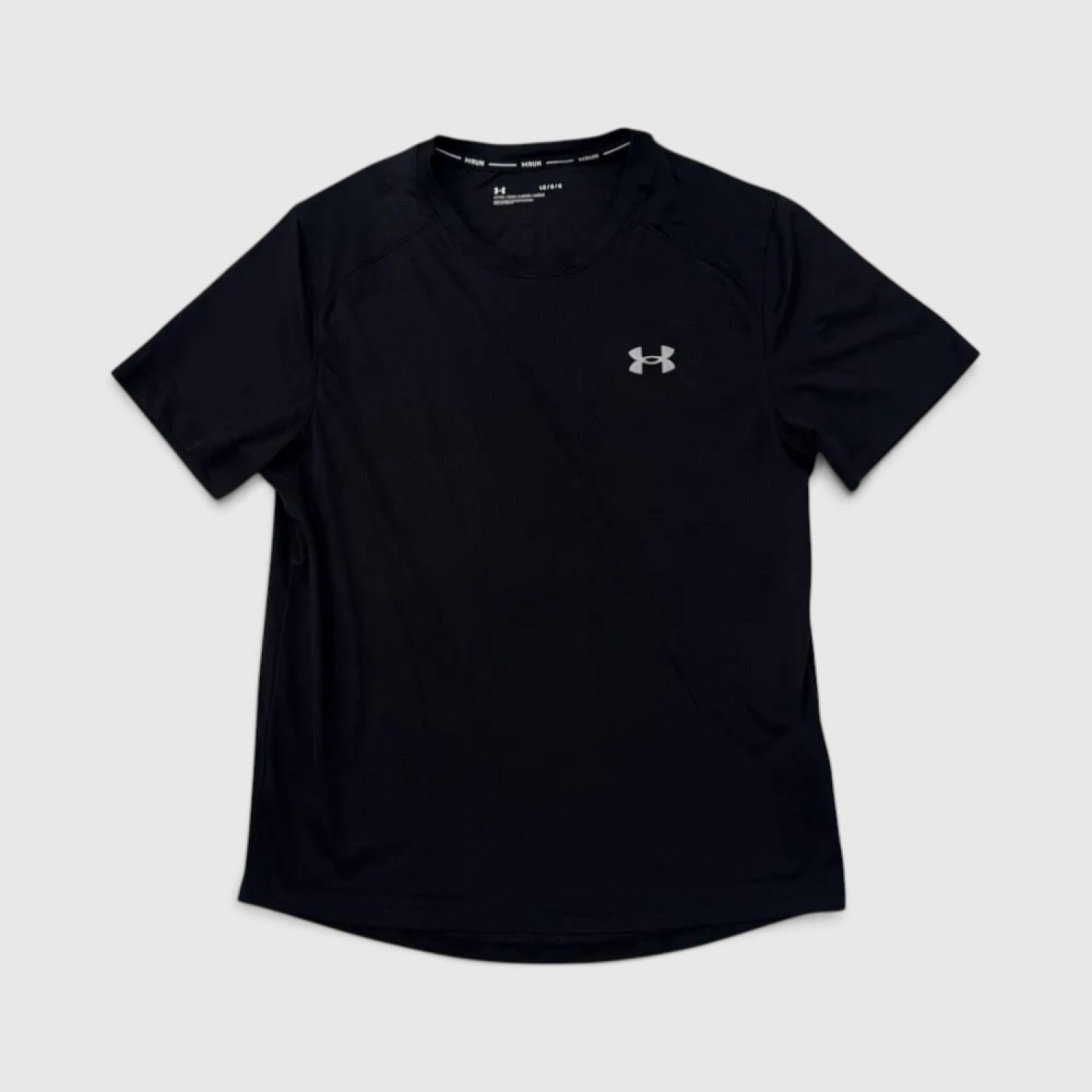 Under Armour Μαύρο Performance T-Shirt με HeatGear Logo / Pre-Owned