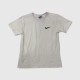 Nike Λευκό T-Shirt με Μαύρο Swoosh Logo / Pre-Owned