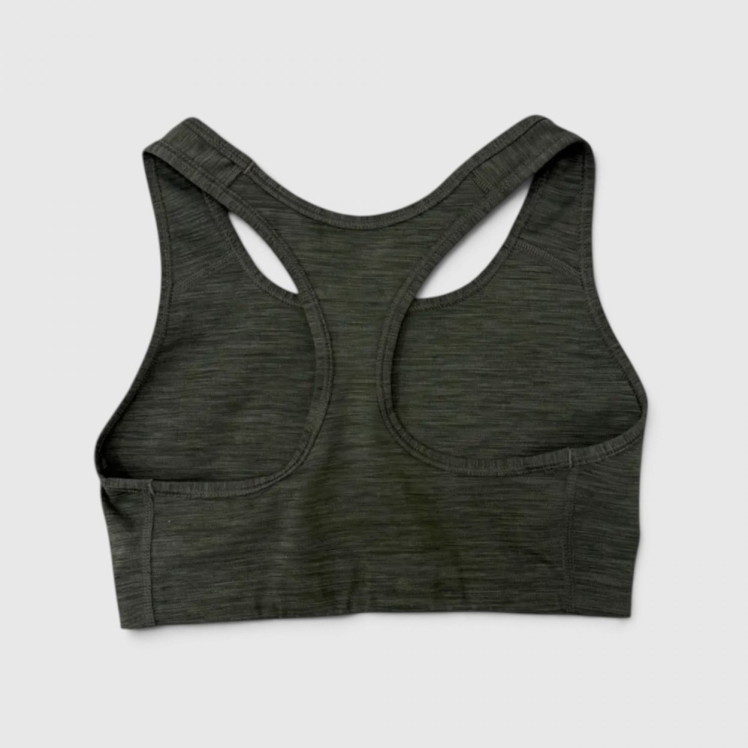 Nike Γυναικείο Αθλητικό Crop Top Γκρι με Μεγάλο Logo / Pre-Owned