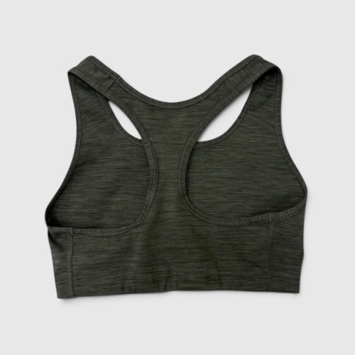 Nike Γυναικείο Αθλητικό Crop Top Γκρι με Μεγάλο Logo / Pre-Owned