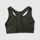 Nike Γυναικείο Αθλητικό Crop Top Γκρι με Μεγάλο Logo / Pre-Owned
