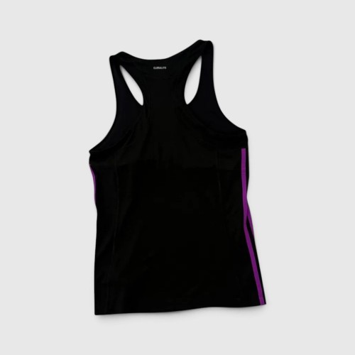 Adidas 3-Stripes Γυναικείο Αθλητικό Tank Top Μαύρο / Pre-Owned