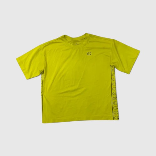 Champion Γυναικείο Neon Lime T-Shirt με Logo / Pre-Owned