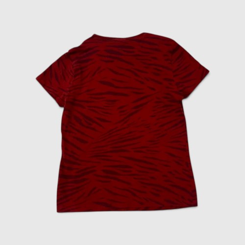 Puma Γυναικείο T-Shirt Κόκκινο με Logo και Animal Print / Pre-Owned