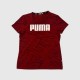 Puma Γυναικείο T-Shirt Κόκκινο με Logo και Animal Print / Pre-Owned