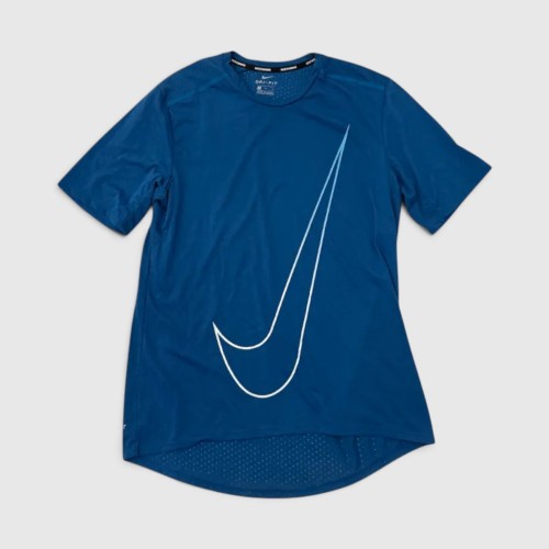 Nike Dri-FIT Ανδρικό/Γυναικείο Αθλητικό T-Shirt Μπλε με Μεγάλο Swoosh / Pre-Owned