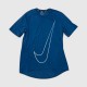 Nike Dri-FIT Ανδρικό/Γυναικείο Αθλητικό T-Shirt Μπλε με Μεγάλο Swoosh / Pre-Owned