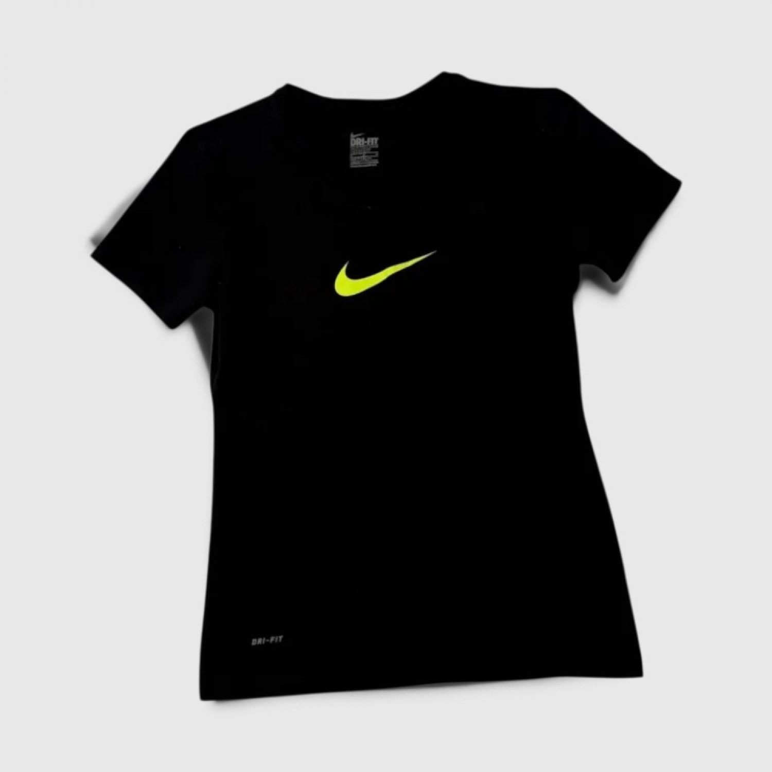 Nike Dri-FIT Swoosh Γυναικείο Μαύρο T-Shirt / Pre-Owned