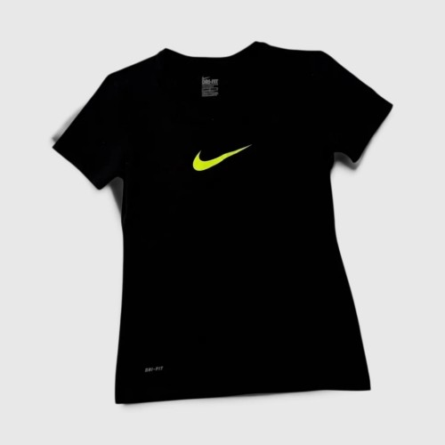 Nike Dri-FIT Swoosh Γυναικείο Μαύρο T-Shirt / Pre-Owned